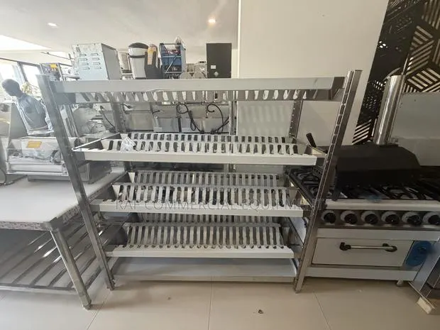Commercial Stainless Steel Dish Rack 5 Layer · Photo 1