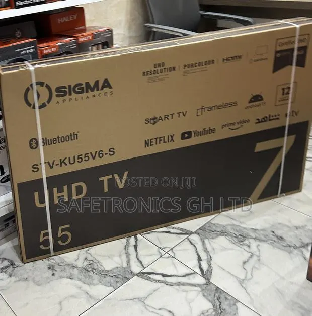 Secure Smart Led Uhd 55 Inch Ultra Sig-Ku55v6-S Sigma Tv · Photo 1