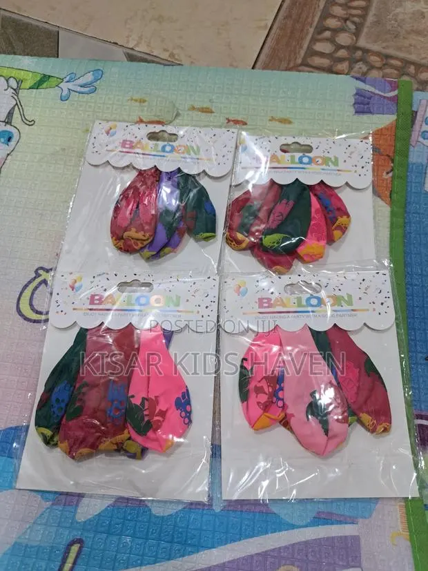 5 Pieces Dinasor Balloon ( Price For 2 Packs ) · Photo 1