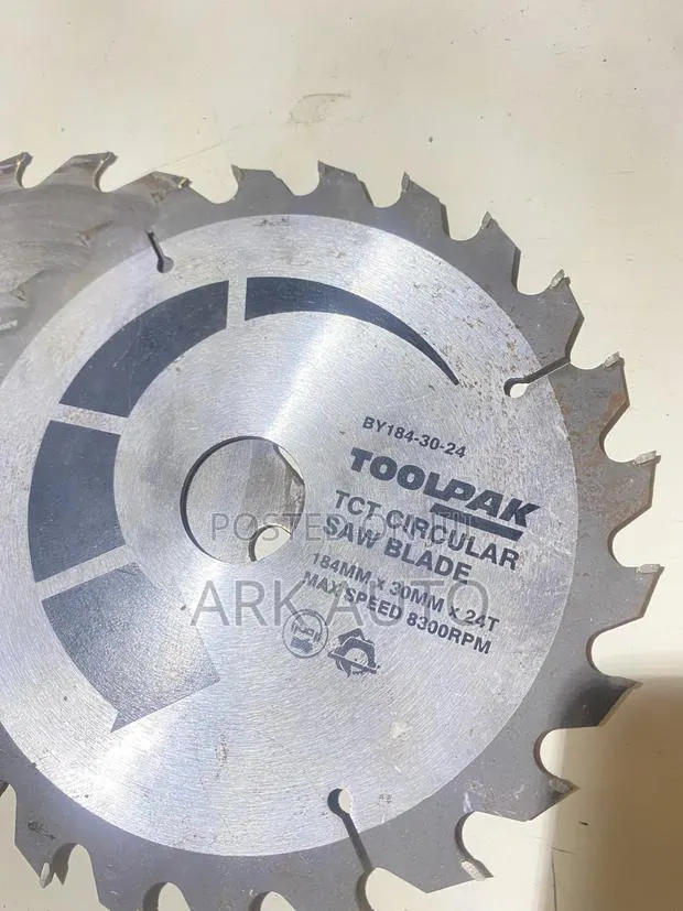 Toolpak TCT Wood Circular Saw Blades 184 X 30mm 24T (Unboxed ) For · Photo 1