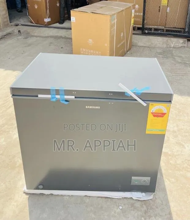 Check Out Durable Samsung Single Door Chest Freezer(198l)Gray · Photo 1