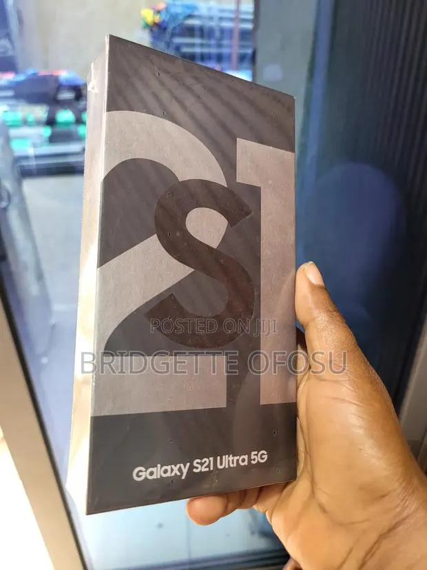 New Samsung Galaxy S21 Ultra 5G 128 GB Black · Photo 1