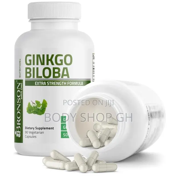 Bronson Ginkgo Biloba Extra Strength Supports Brain Function Memory · Photo 1