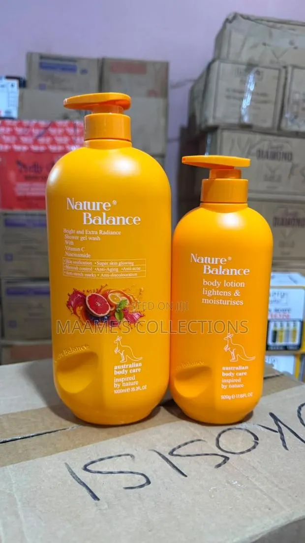 Nature Balance Body Lotion Shower Gel–Brightening Moisturising Duo · Photo 1