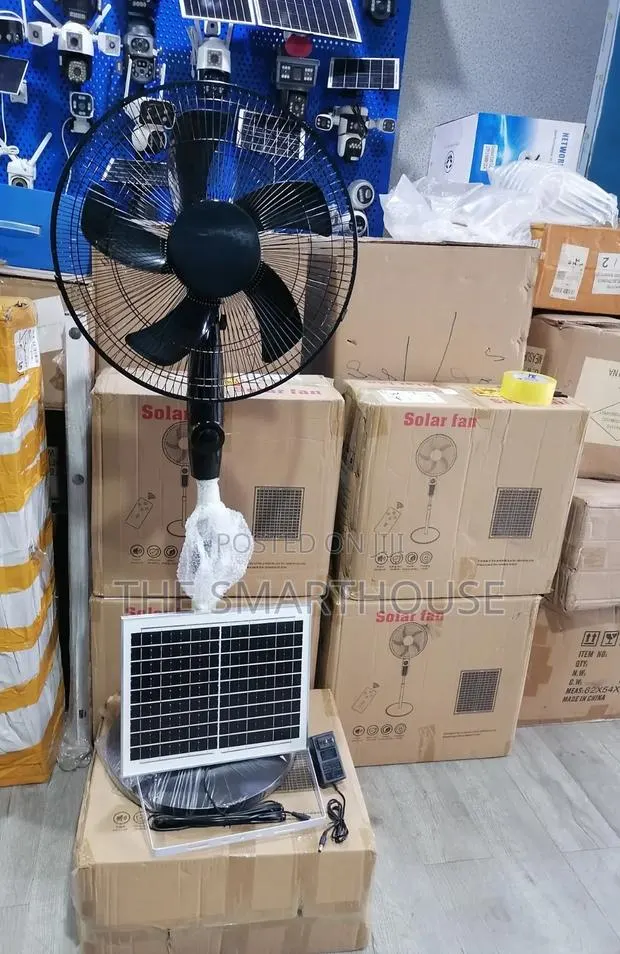 Solar Powered Standing Fan
