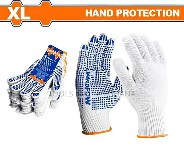 Knitted&Pvc Dots Gloves # Wkg1801 · Photo 1