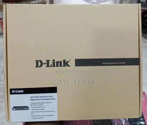 D-Link 8port Poe Gigabit Smart Managed Switch DGS-F1100-10ps-E · Photo 1