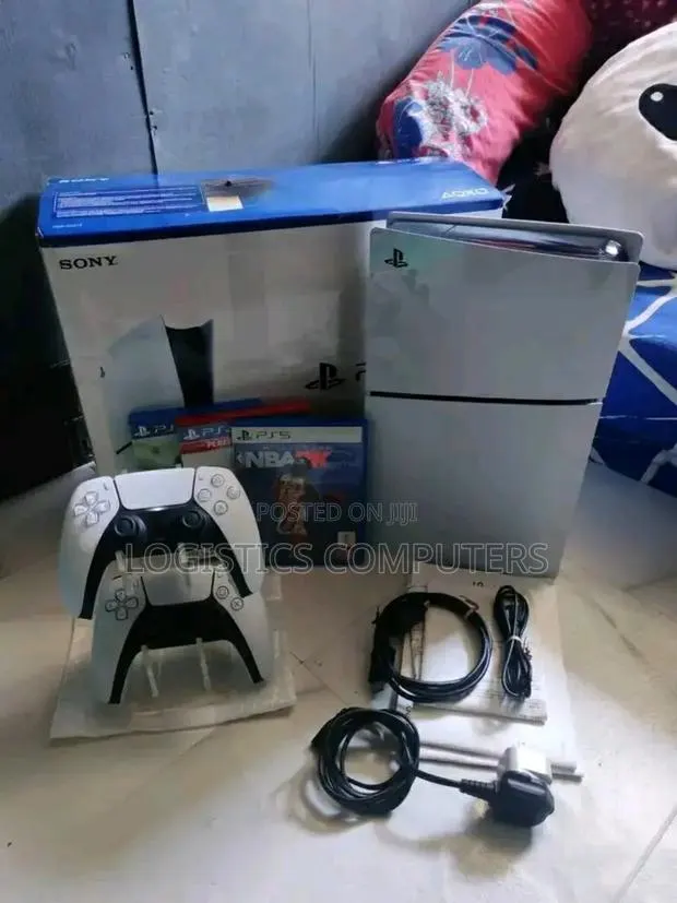 Play Station 5 Slim With Games · Photo 1