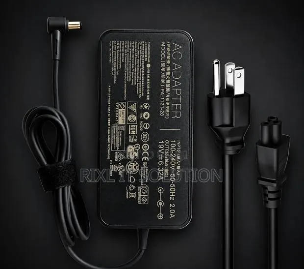 Original ASUS ROG 120W Laptop AC Charger 19V 6.32A Fast Power Adapter · Photo 1