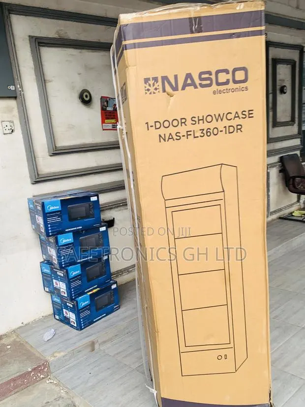 Lastest New Nas-Fl360-1dr-1) 298-Liter Single-Door Vertical Display · Photo 1