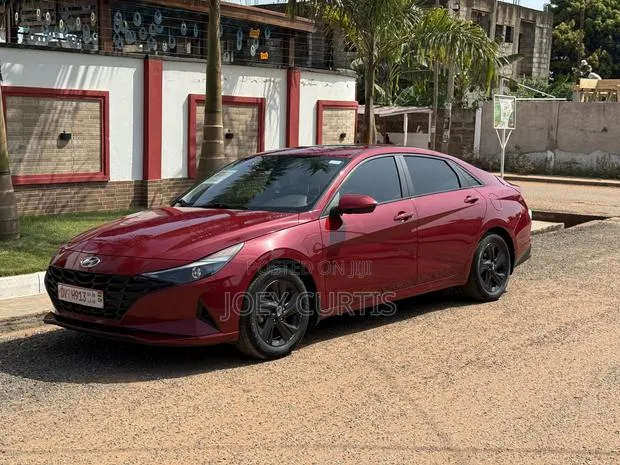 Hyundai Elantra SE 2021 Burgundy · Photo 1