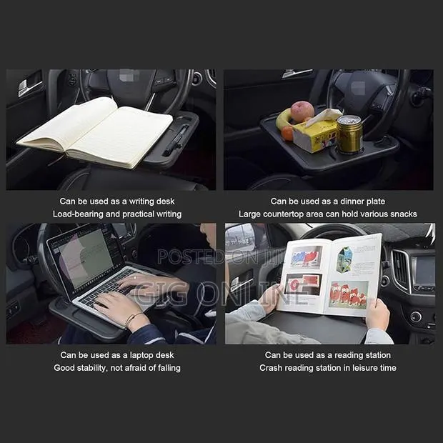 Car Laptop Steering Wheel Tray