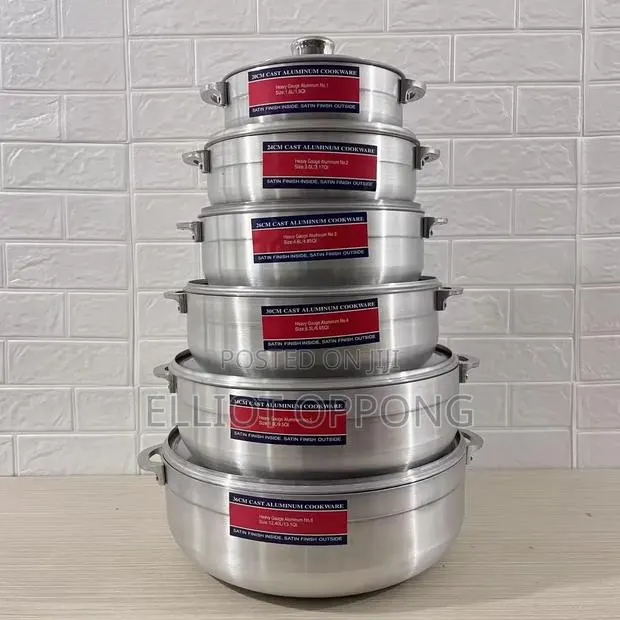 6 Set Aluminium Cookware · Photo 1