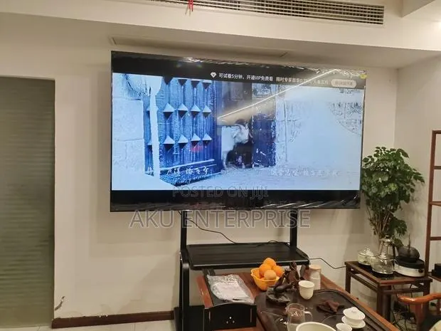 60 to 100 Plus Tv Stand With Wheels Mobile Tv Stand · Photo 4
