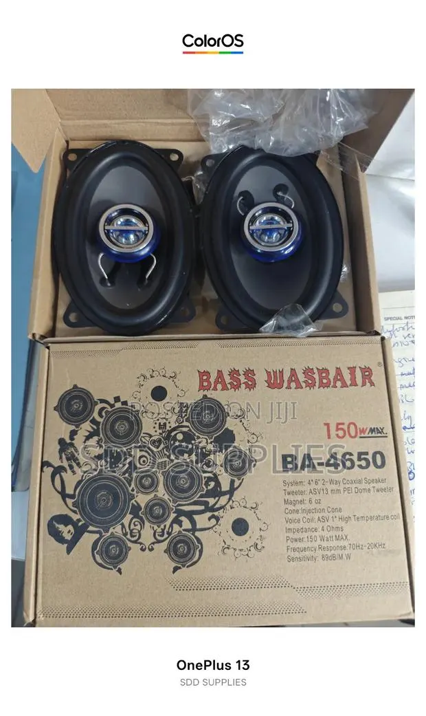 4*6 Oval Shape Heavy Bass Coaxial Car Speaker · Photo 1