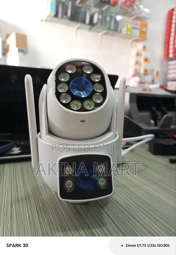 Smart Home Security Camera Dual Lens · Photo 1