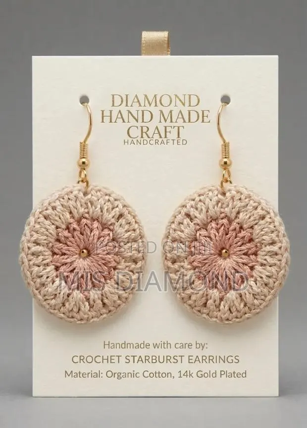 Handmade Crochet Earrings · Photo 1