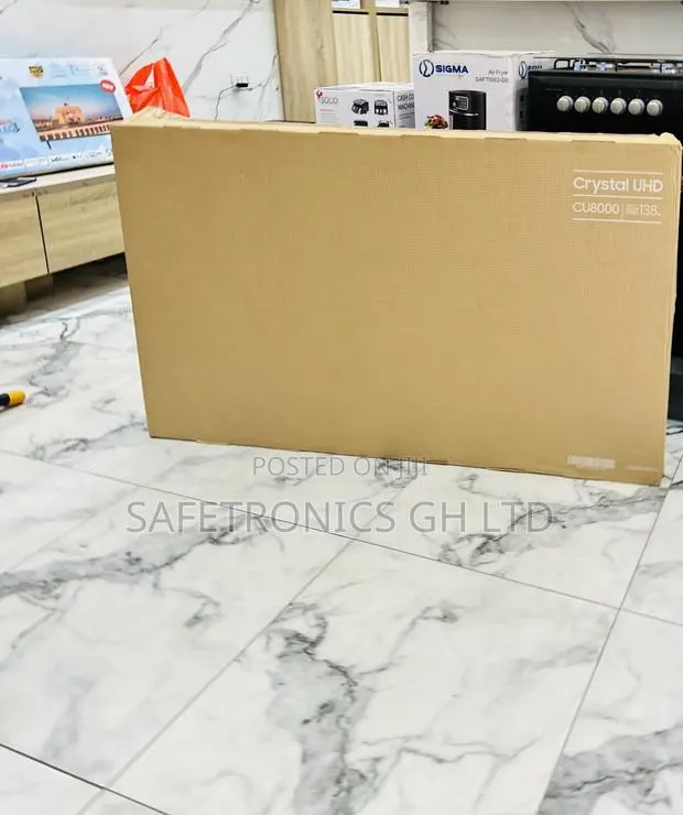 Classic Samsung 55 Inch Smart Uhd Android Frameless Cu80 Tv · Photo 1