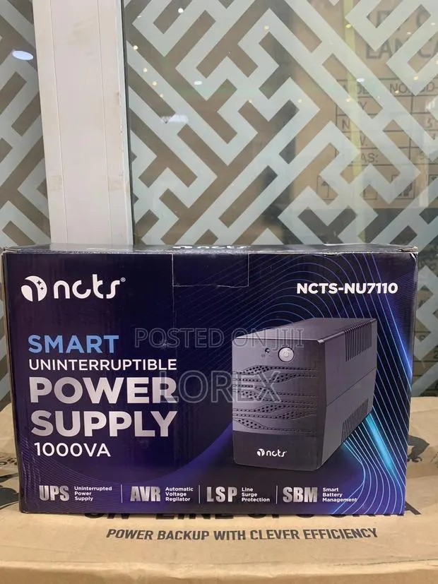 Ups, 1000va, Avr, Ncts Nu7110 Smart Line Interactive Ups, 1000va, · Photo 1