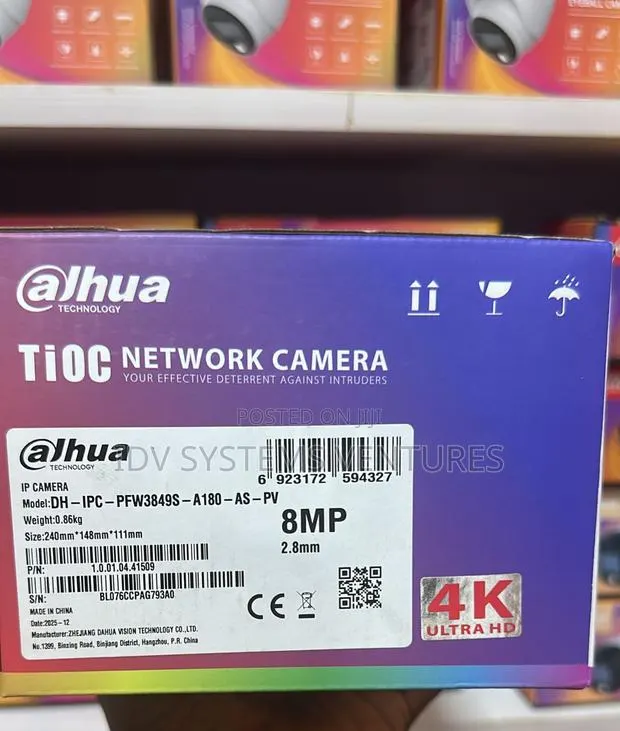 Dh-Ipc-Pdw3849p-A180-E2-as-Pv 2x4mp Tioc Duo Splicing Fixed-Focal Eye · Photo 1