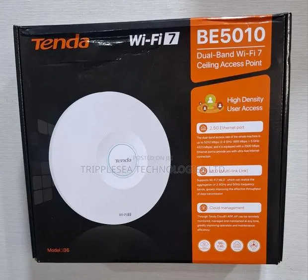 Tenda-I36 Be5010 Dual-Band Wi-Fi 7 Ceiling Access Point · Photo 1
