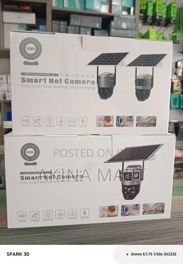 4g Solar Two Screens Camera Dual Lens Solar Camera