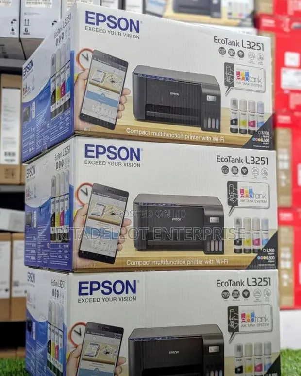 Epson EcoTank L3251 Print Scan Copy Colour Printer · Photo 1