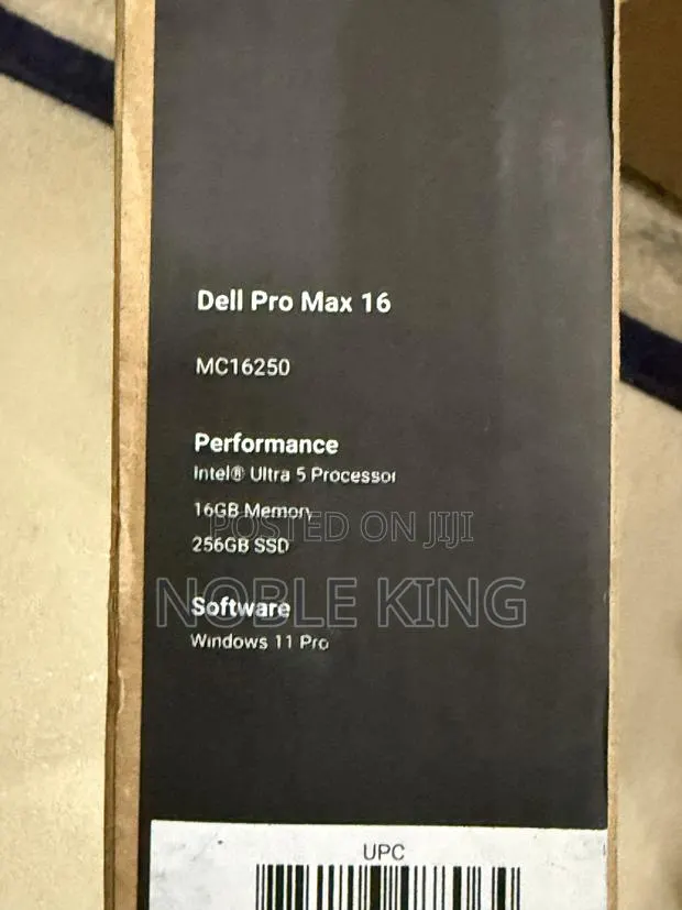 New Laptop Dell Pro Max 16 16GB Intel Core Ultra 5 SSD 256GB · Photo 1