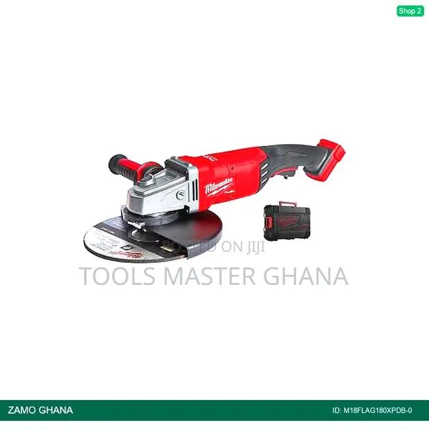 18v Angle Grinder 7 Inch 180mm Zero Version Non Loc - M18flag180xpdb-0 · Photo 1