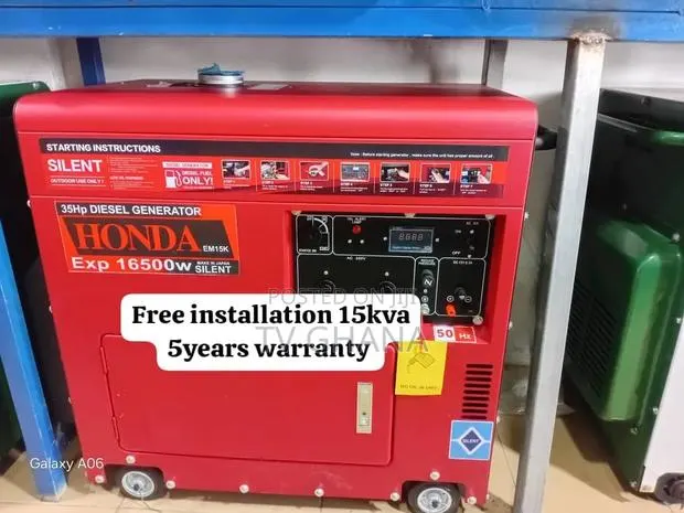 Honda 15kVA Diesel Generator With AVR – Stable Power Output15kva · Photo 1