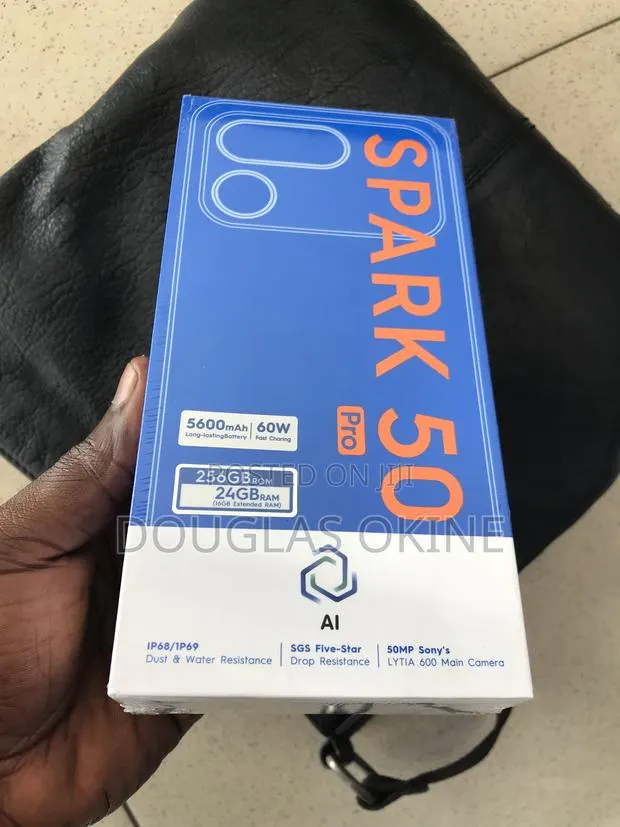 New Tecno Spark 50 Pro 256 GB Black · Photo 1