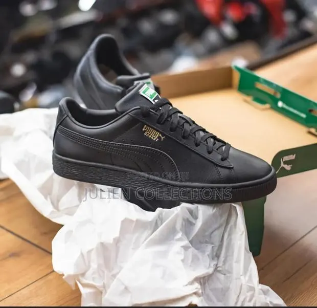 Puma Suede Pure Leather Black · Photo 1