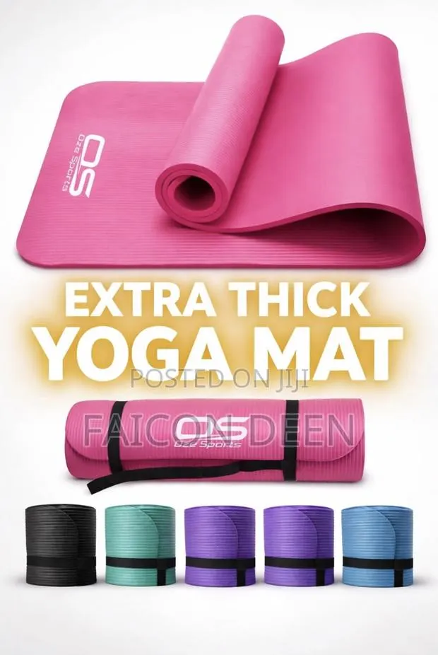 Pro Yoga Mats Plus Free Bag ( Available in Diff Colors · Photo 1
