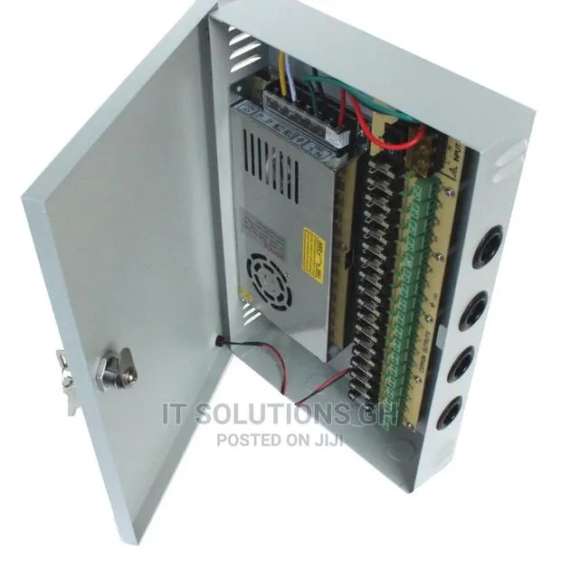 18ch Channels 12V20A 250W AC DC Central CCTV Camera Power Su · Photo 1