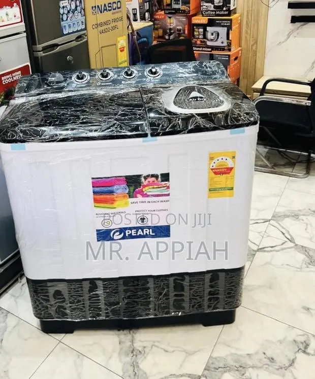 Get Unique Pearl 15kg Spin Dry Washing Machine(White/Black). · Photo 1