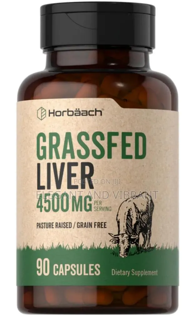 Grass Fed Beef Liver 4500mg Per Serving | 90 Capsules · Photo 1