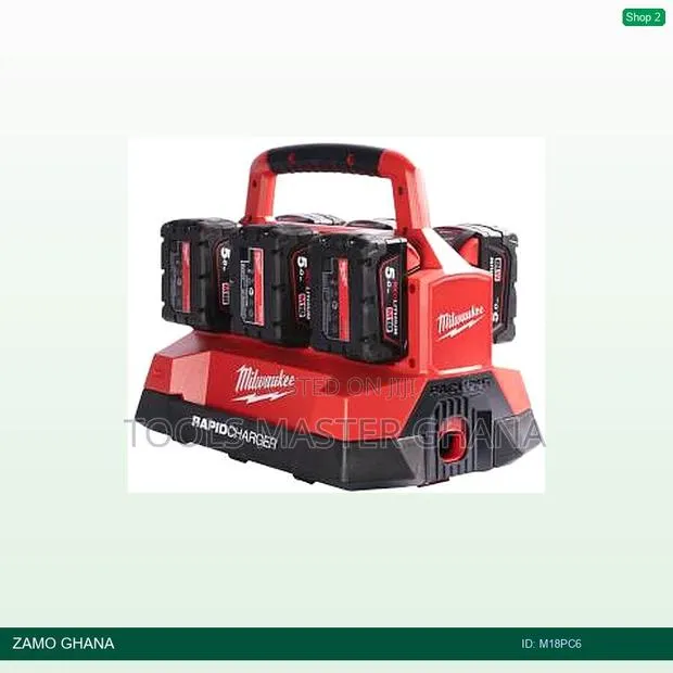 6 Bay Packout Comp Charger In2 - M18pc6 · Photo 1