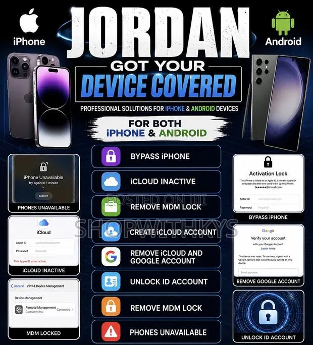 Bypass iPhone and Remove iCloud, Google Account, ID Account, MDM Lock · Photo 1
