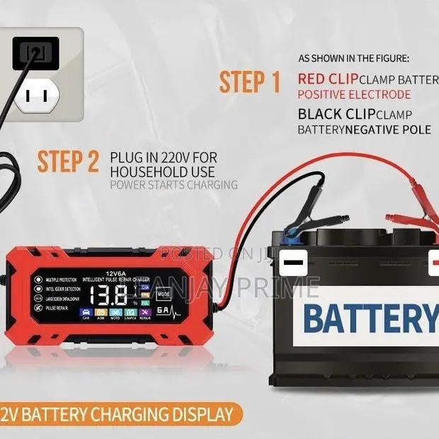 Car Battery Charger - Self Charge Fast Charge · Photo 1