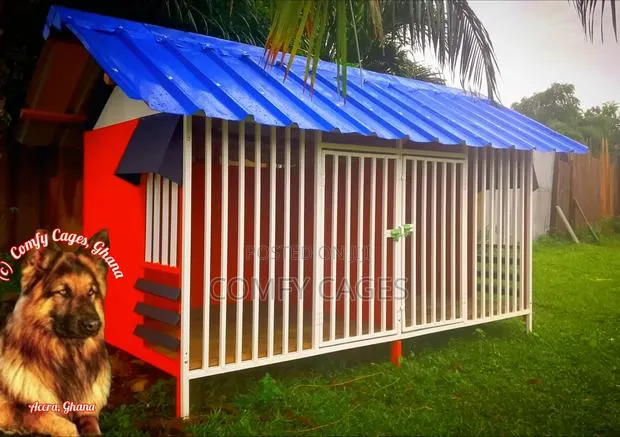 Large Extra-Strong Double Galvanized Steel Comfy Security Dog Cage · Photo 1