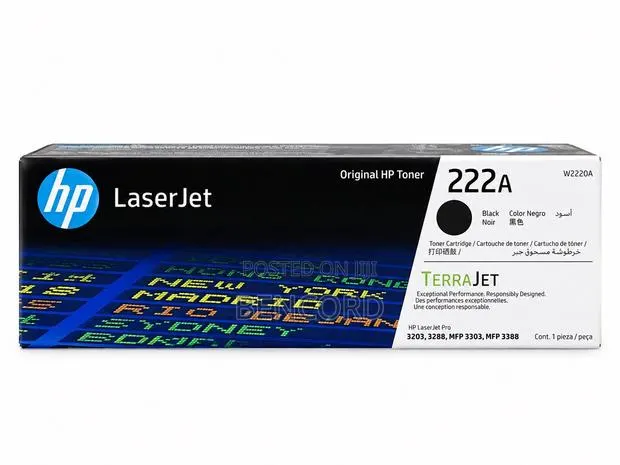 HP 222a Original Black Toner · Photo 1