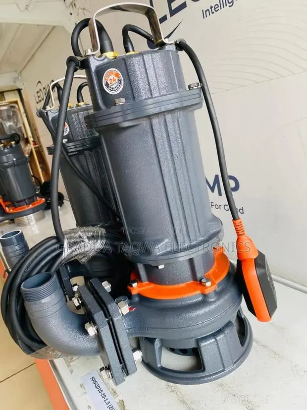 Operates on Single-Phase 220V Power,Leo 2hp Sewage Water Pump · Photo 1