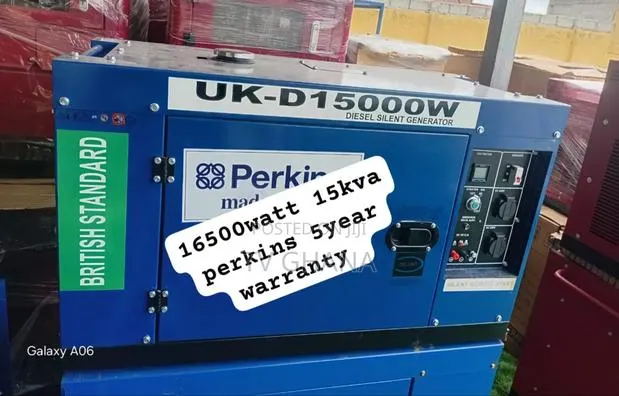 Perkins Diesel 16.5kw Generator – Maximum Power, Remote Access15kva · Photo 1