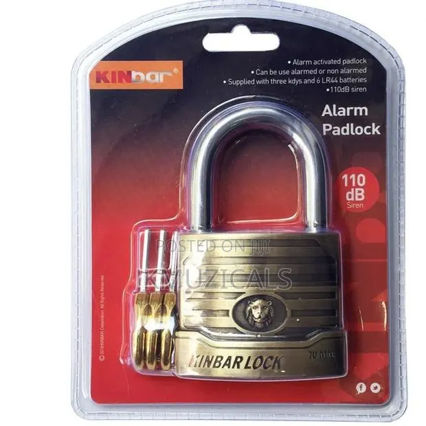 Alarm Padlock _ Security Lock 110db · Photo 1