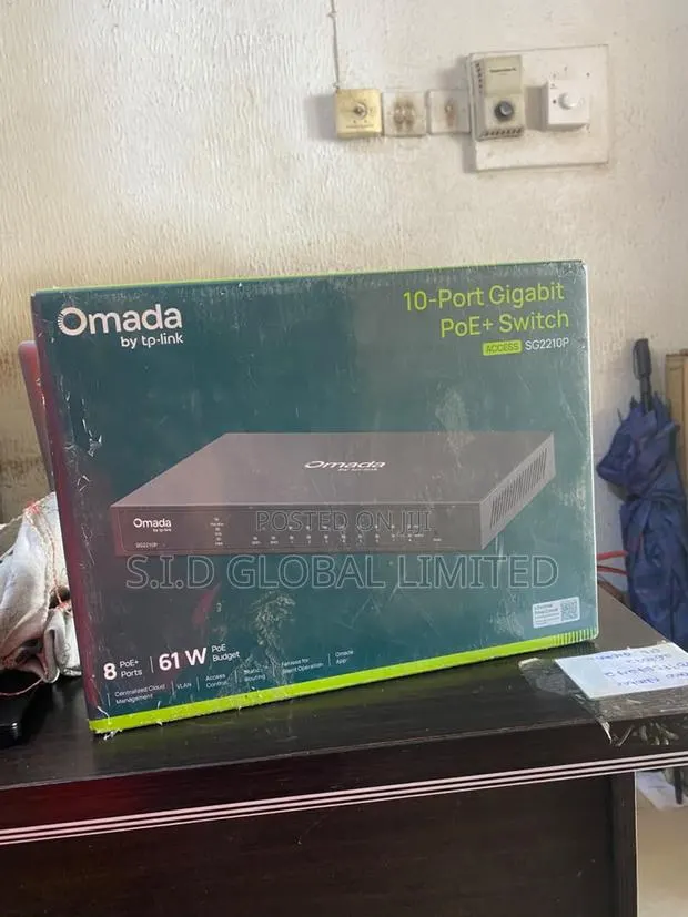 Omada Sg2210p 10-Port Gigabit Poe+switch -8poe+ports · Photo 1