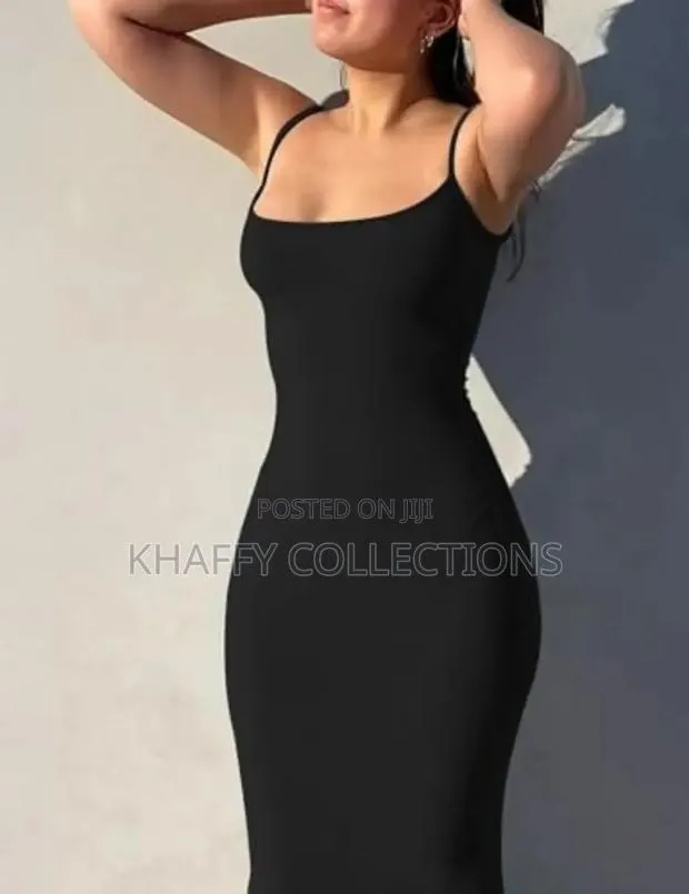 Sexy Bodycon Spaghetti Sleeveless Strap Dress · Photo 1