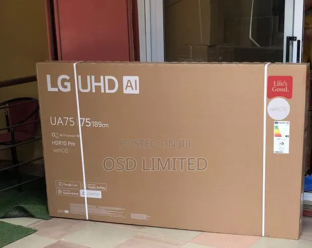 LG 75-Inch LED TV With AI Upscaling – Order Now! · Photo 1