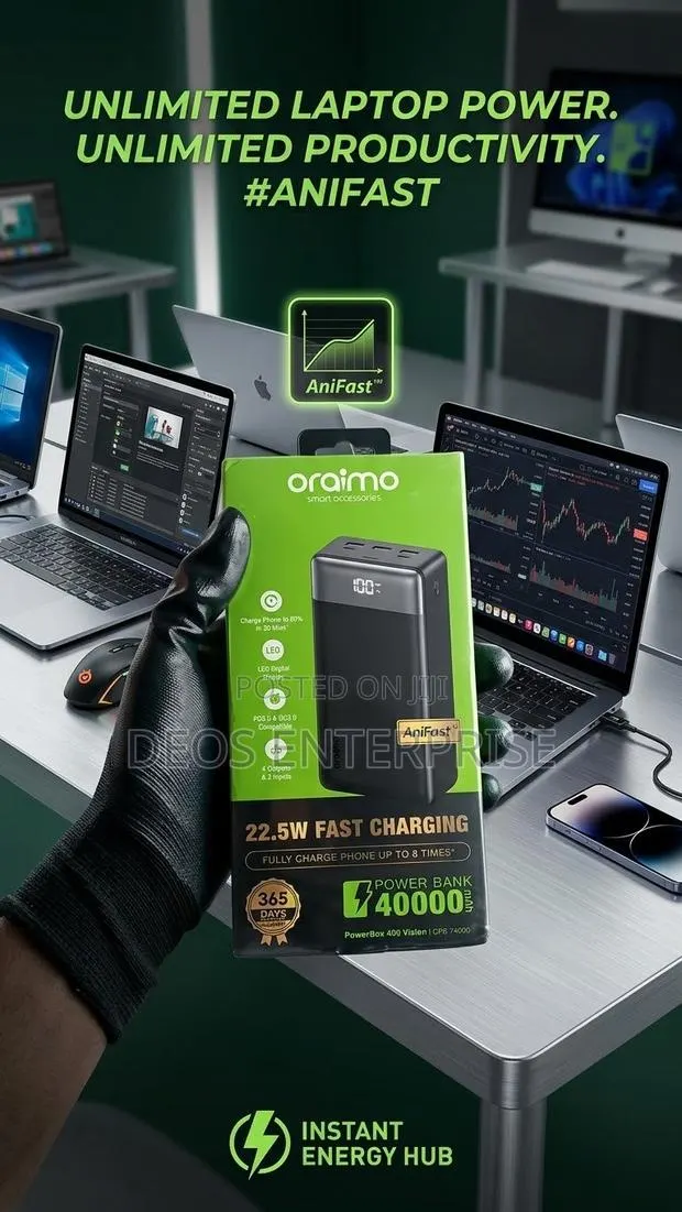 Oraimo 40000mAh Phone Charger · Photo 1