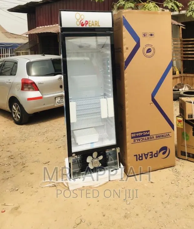 Energy Saving Pearl PVC-424 Single Door Beverage Cooler. · Photo 1