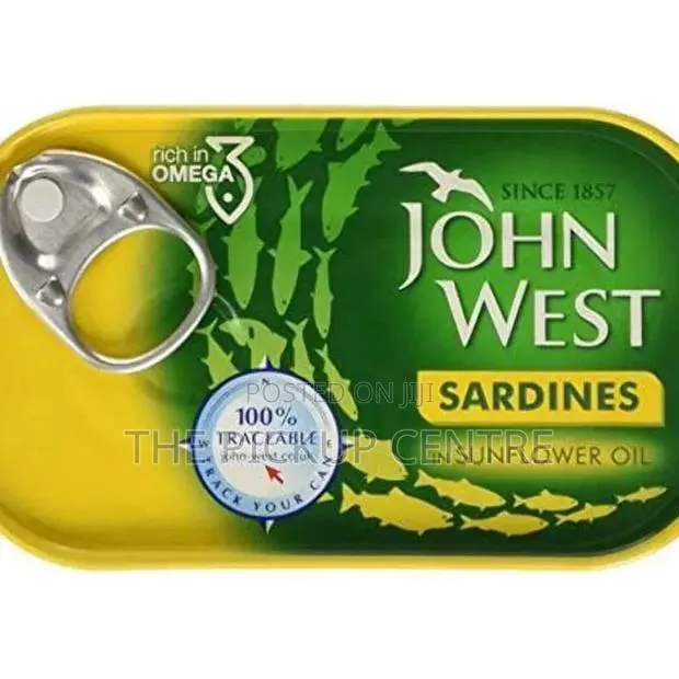 John West Sardines in Sunflower Oil 120g Pack of 12 Β· Photo 1